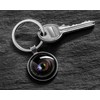 Raktų pakabukas fotoaparato objektyvui