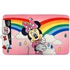 Rankšluostis Disney Minnie vaivorykštės kilimėlis durims, vonios kambariui 40x70 cm