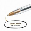 Rašiklis - BIC - 5 vnt. - Kristalas - Juoda rašalo spalva - Vidutinė atrama - Plastikas - Rašymas - Redagavimas