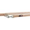 TRIXIE Premium pritaikomas pavadys, su neoprenu XS-S 2m/15mm, šv. deim./karamelė