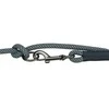 Trixie Soft Rope, smycz, šuniui, juoda/pilka, nylon, S–XL: 2.00 m/o 10 mm