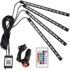 Automobilio LED apšvietimas su nuotolinio valdymo pultu