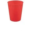 Ryškiai raudonas mikro plastiko puodelis „Party Micro Premium“, 250 ml