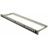 DIGITUS Patchpanel 0,5HE 24-Port Modular geschirmt juodas