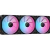 Corsair iCUE Link LX120 RGB, PWM korpuso ventiliatorius, 3er Pack – 120mm, juodos spalvos