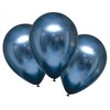 Satin Azur balionai, 6 vnt. 11 colių (27,5 cm)