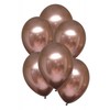 Satin Rose balionai, 6 vnt. 11 colių (27,5 cm)