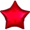 AMSCAN metalinis raudonos žvaigždės folijos balionas 48cm 9914085