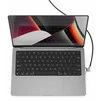 Linka zabezpieczająca Compulocks Compulocks Ledge Lock Adapteris, skirtas MacBook Pro 14" M1, M2 ir M3 - saugos spynos adapteris - su užrakto cilindru - skirtas Apple MacBook Pro 14,2 colio (M1, M2, M3)