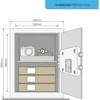 Seifas - Yale YSV/390/DB2 40L Plieninis Juodas