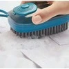 Cleaning brush with fluid dispenser