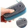 Cleaning brush with fluid dispenser