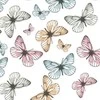 Servetėlės „Butterfly Light“, 20 dalių, 33x33 cm