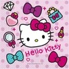 Servetėlės „Hello Kitty“ madingai, 20 vnt., 33 x 33 cm