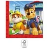 2 sluoksnių popierinė servetėlė 33x33 Paw patrol, 20 vnt. GODAN 95599 GO