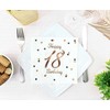GoDan Laimingų servetėlės 18 Gimtadienis balta 33x33cm 20vienetas