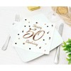 GoDan Serwetki B&C Happy 50 Birthday balta 33x33 20szt