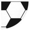 Servetėlių rinkinys su futbolo kamuoliais, 12 vnt., 32x32 cm