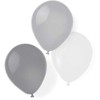 AMSCAN 8 latekso balionų Sidabrinis Dream 25,4 cm / 10'' 8 vnt. 9904899
