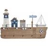 Sieninė kabykla DKD Home Decor Medžio MDF (34,5 x 1,5 x 21,5 cm)