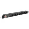 LANBERG PDU Rack pro 19 colių 1U 16A 7x FR lizdai 2m