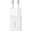 Baseus P10110909213-00 USB-C GaN5 mini 25W tinklo įkroviklis Baltas
