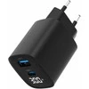 Gembird USB QC3.0 Type-C 30W PD LCD juodas