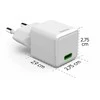 Hama supermini 20W PD/QC 1x USB-C balta