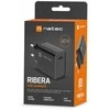 NATEC USB įkroviklis Ribera USB-C 20W Power Delivery juodas