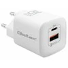 QOLTEC 50763 GaN ULTRA 35W įkroviklis / 5-20V / 2,25 3A / 1 x USB tipo C PD / 1x USB / Baltas