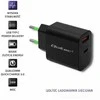 QOLTEC 51713 Charger 18W 5-12V 1.5-3A USB type C PD USB QC 3.0 Juodas