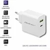 QOLTEC 51718 Įkroviklis 42W 5-20V 2.4-3A USB tipas C PD USB Baltas