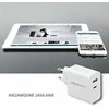 QOLTEC 51718 Įkroviklis 42W 5-20V 2.4-3A USB tipas C PD USB Baltas
