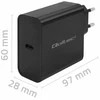 Maitinimo Adapteris - Qoltec 52379 65W PD Įkroviklis USB-C Juodas