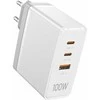 Vention Sieninis įkroviklis, ventiliacija, FEGW0-EU, 2xUSB-C, USB-A, 100W/100W/30W, GaN (balta)