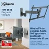 Laikiklis Vogel`s COMFORT Wandhalterung schwenkbar bis 77Zoll (TVM 3645)
