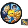 Kids Euroswan - Akcesoria licencyjne Vaikiškas laikrodis su sieniniu laikmačiu, didelis, 25 cm, vaikams / Dragon Ball / DB00001