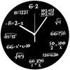 Upominkarnia Klasikinis juodas universalus matematinis laikrodis