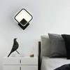 Sieninis šviestuvas ATL Sieninis LED šviestuvas ZD113A, 14W, 20x20 cm, juodas