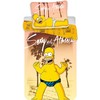 Patalynė bawełniana 140x200 Homer Simpson na plaży 9351 Simpsonowie poszewka 70x90
