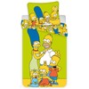 Simpsonų žalias patalynės komplektas 140–200 cm, 70–90 cm