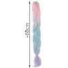 Sintetinės plaukų ombre pynės rožinės/ni/f w10341