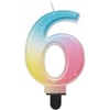 GoDan Candle Number 6 ombre pastelinė 8cm SF-OPA6 74885