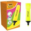 Žymeklis geltonas neoninis BIC 12 vnt