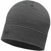 BUFF MERINO LIGHTWEIGHT BEANIE SOLID Pilkas vieno dydžio kepurėlė Standartinė