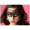 Chilirose CR 3706 Decorative Juodas Brass Mask with Crystals O/S