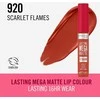 Rimmel London Lasting Mega Matte Skysti lūpų dažai moterims, 7,4 ml