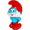 Smurfų Papa folijos balionas 84 cm