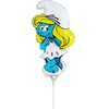 Smurfų Smurfette mini folijos balionas 35 cm (WP)