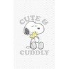 Snoopy Cuddly rankšluostis veidui ir rankšluostis, 30x50cm